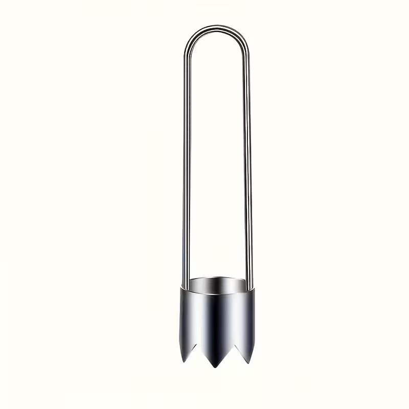 Stainless Steel Fruit & Vegetable Corer / Red Bell Pepper Seeder — Versatile Kitchen Gadget — Durable and Easy to Use