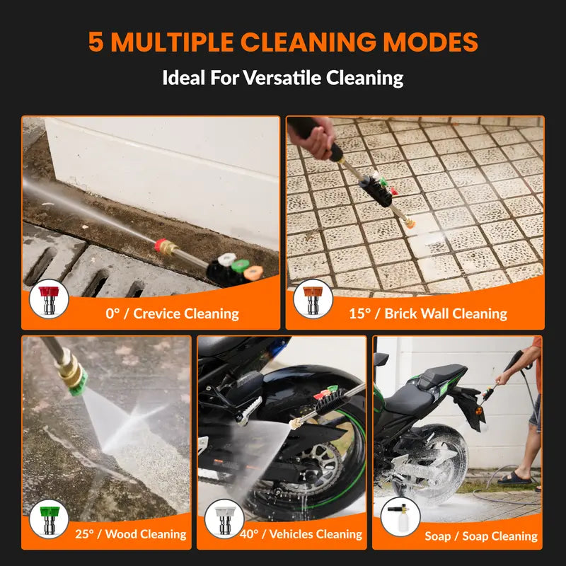 Giraffe G20 Retractable Pressure Washer | 2400 PSI
