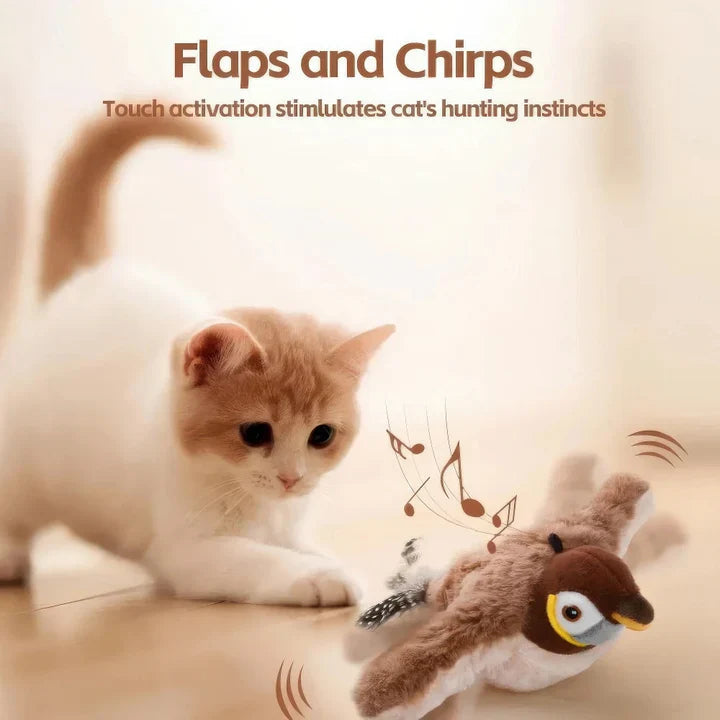 Cozy FlapPlay Interactive Cat Bird
