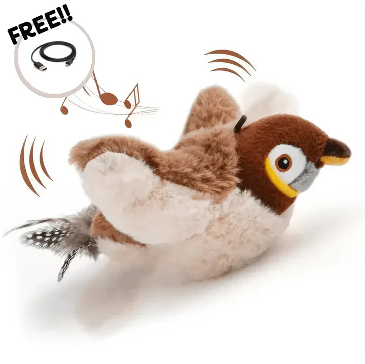 Cozy FlapPlay Interactive Cat Bird
